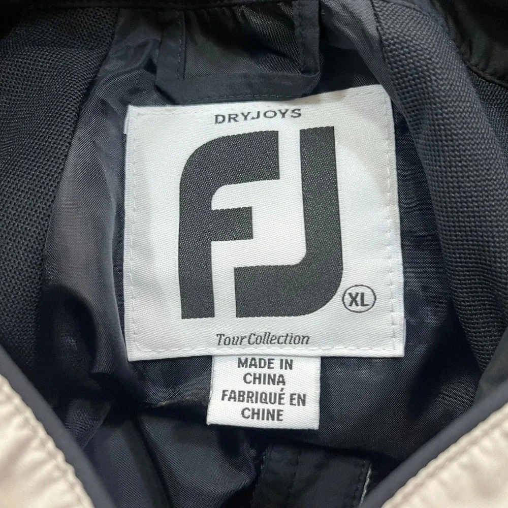 FootJoy Dryjoys Tour Collection 1/2 Zip Pull Over‎ Short Sleeve Golf Jacket XL